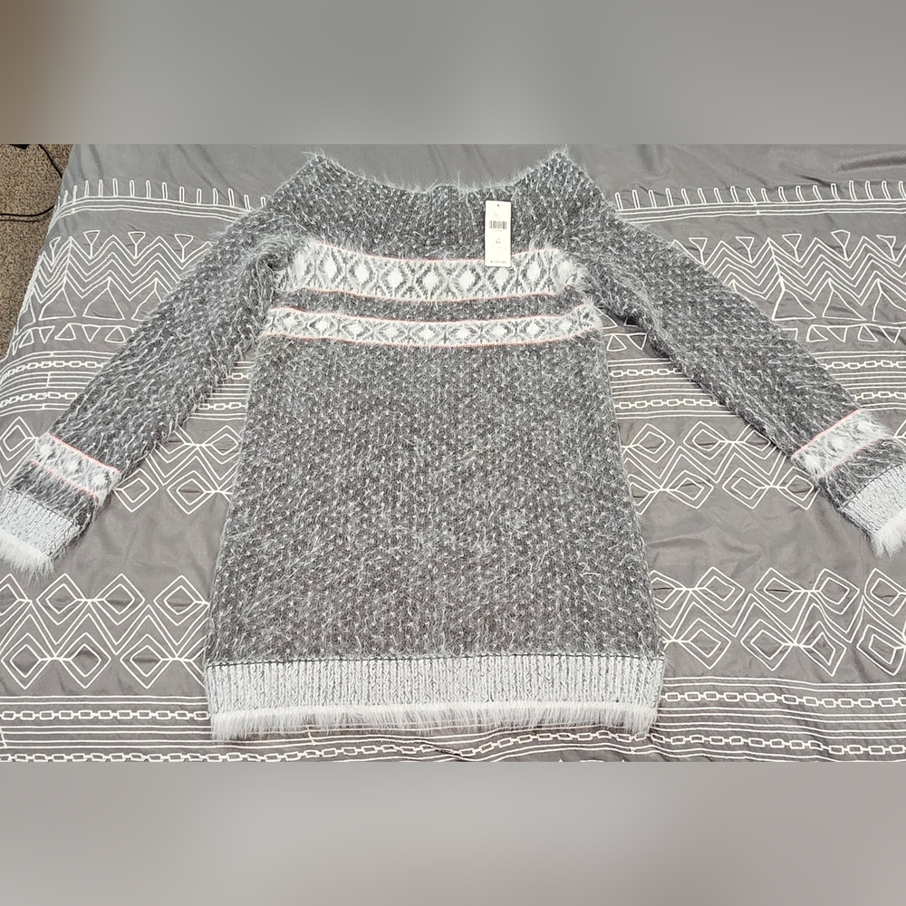 Anthropologie Sleeping On Snow Off The Shoulder Sweater Size XS